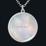 Modern Abstract Iridescent Necklace<br><div class="desc">Beautiful Modern Abstract Iridescent Necklace</div>