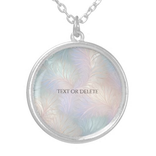 Modern Abstract Iridescent Necklace