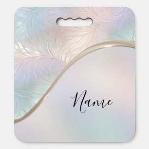 Modern Abstract Iridescent Stadium Seat Cushion