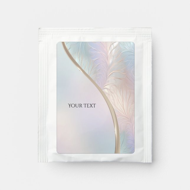 Modern Abstract Iridescent Tea Bag Drink Mix (Front)