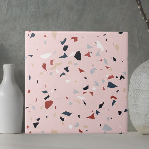 Modern Abstract Italian Terrazzo Seamless Pattern Ceramic Tile