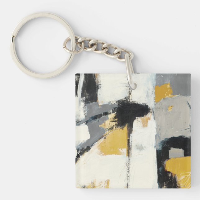 Modern Abstract Keychain (Front)