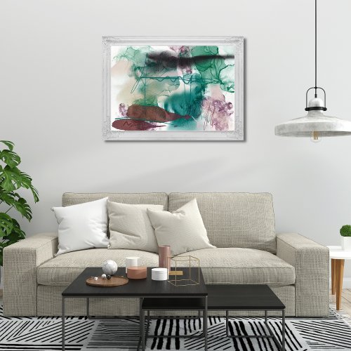 Modern Abstract Landscape Poster