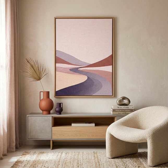 Modern Abstract Landscape Wall Art for Living Room (Creator Uploaded)