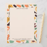 Modern Abstract Line Colorful Pattern Custom Name Letterhead<br><div class="desc">Enhance your professional correspondence with our "Modern Abstract Line Colorful Pattern Custom" Letterhead! 🌈📄 This contemporary and vibrant letterhead design is perfect for adding a touch of modernity and style to your business communications. Featuring a dynamic abstract line pattern with a burst of colors, this letterhead can be customized with...</div>