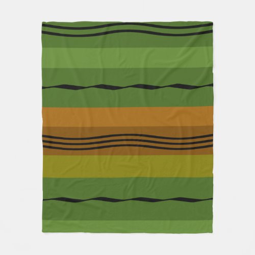 modern abstract line pattern fleece blanket