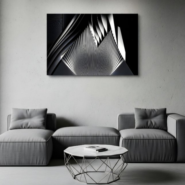 Modern Abstract Lines 3D Architecture Poster (Creator Uploaded)
