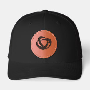 Modern Abstract Logo Richardson 112 Leather Patch Hat