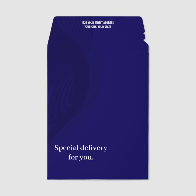 Modern Abstract Lucky Point  Background  Envelope Mailers (Front)