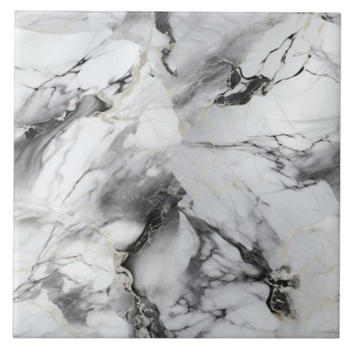 Modern Abstract Marble Luxe Ceramic Tile