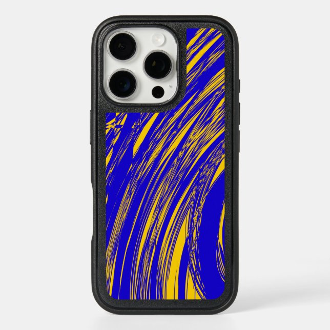 Modern Abstract Marble Pattern Design  Otterbox iPhone Case (Back)