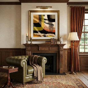 Modern Abstract minimalist contemporary Wood Wall Art