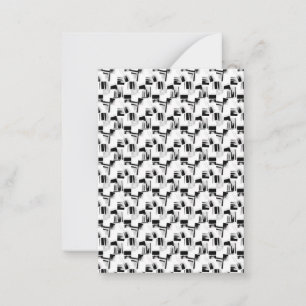 Modern Abstract Minimalist Note Cards