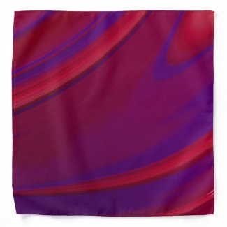 Modern Abstract Minimalist Red Purple Swirl