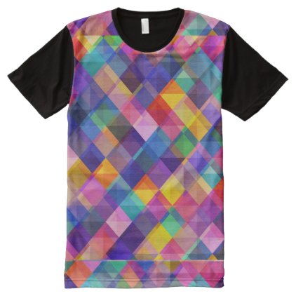 Modern abstract multicolor background Men&#39;s Shirt