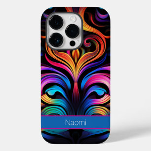Modern Abstract Neon Colors Case-Mate iPhone 14 Pro Case