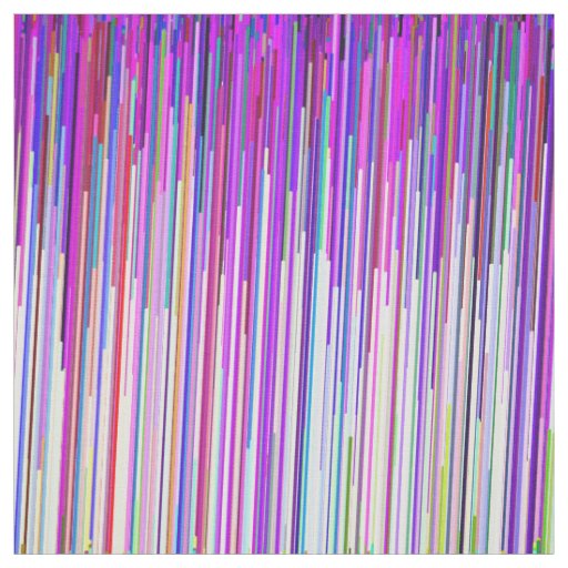 Modern abstract neon pink purple stripes fabric