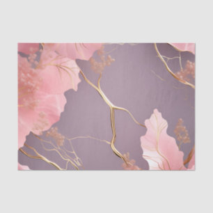 Modern Abstract on Pink Marble Tissue Paper