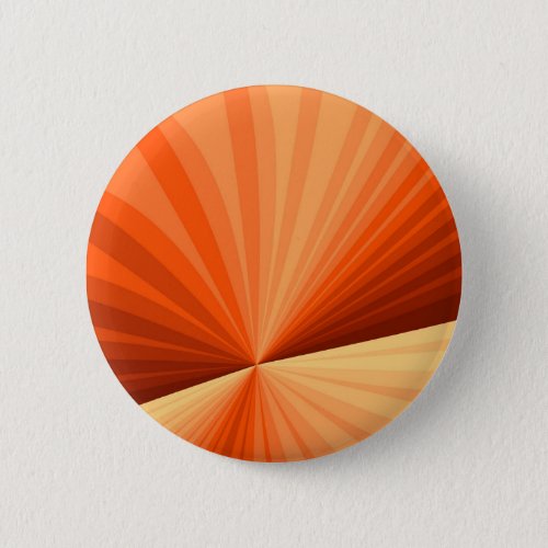 Modern Abstract Orange Red Vanilla Graphic Fractal Button