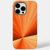 Modern Abstract Orange Red Vanilla Graphic Fractal