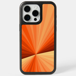 Modern Abstract Orange Red Vanilla Graphic Fractal iPhone 15 Pro Max Case