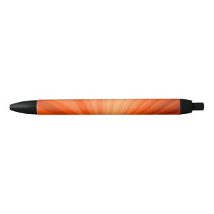 Modern Abstract Orange Red Vanilla Graphic Fractal Pen