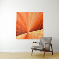 Modern Abstract Orange Red Vanilla Graphic Fractal