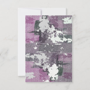 Modern Abstract Paint Blank Greeting Card