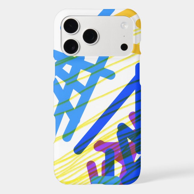 Modern Abstract Paint Splash  Case-Mate iPhone Case (Back)
