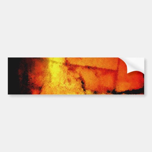 Modern Abstract Painting Art Bumper Sticker