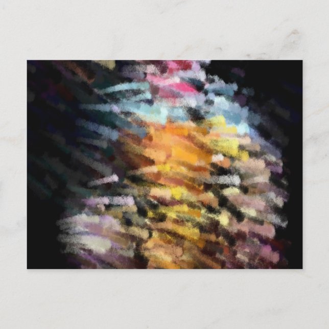 Modern Abstract Painting Art Postcard (Front)