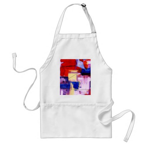 Modern Abstract Painting Art Print Adult Apron