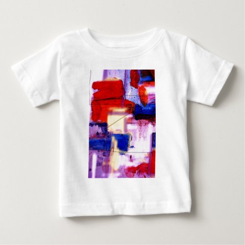 Modern Abstract Painting Art Print Baby T_Shirt