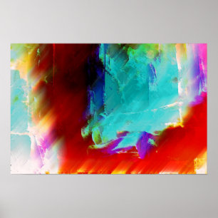 Modern Abstract Painting Art Print Poster