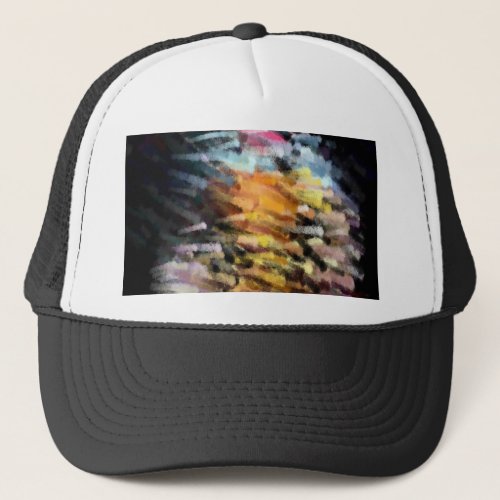 Modern Abstract Painting Art Trucker Hat