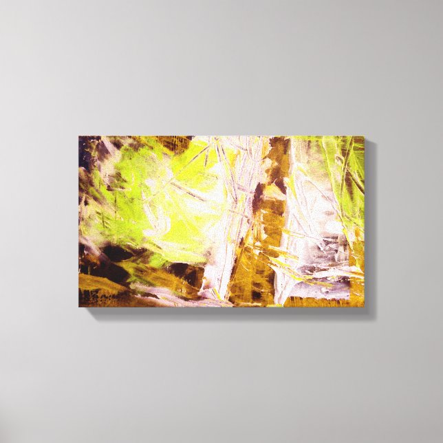 Modern Abstract Painting Art Wrapped Canvas (Front)