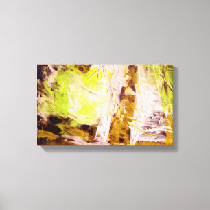 Modern Abstract Painting Art Wrapped Canvas Print