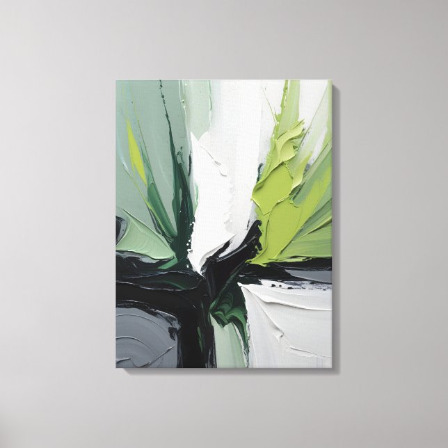 Modern Abstract Painting Canvas Print (Front)