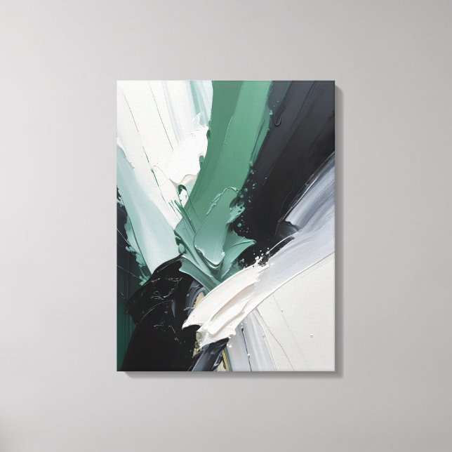 Modern Abstract Painting Canvas Print (Front)
