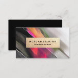 Modern Abstract Painting Interior Designer  Business Card at Zazzle
