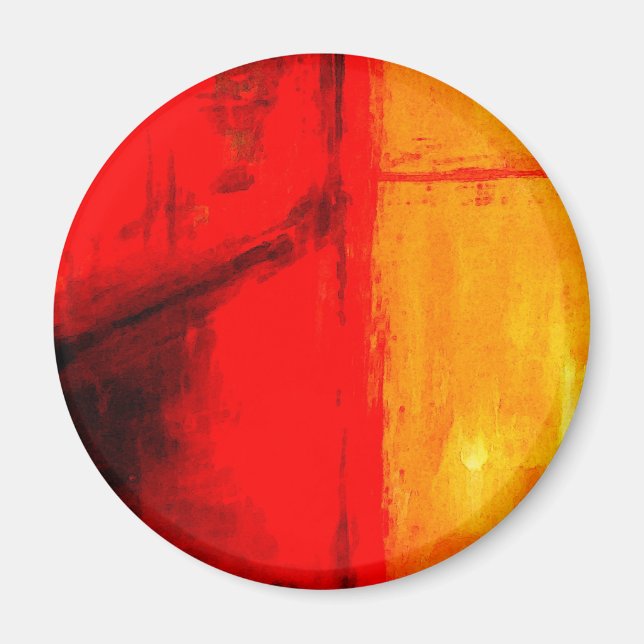 Modern Abstract Painting Magnet (Front)
