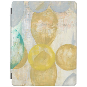 Modern Abstract Painting on Newsprint iPad Smart Cover