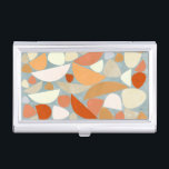 Modern Abstract Pastel Business Card Case<br><div class="desc">Modern geometric abstract art in calm pastel colors. Original art by Nic Squirrell.</div>