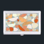 Modern Abstract Pastel Business Card Case<br><div class="desc">Modern geometric abstract art in calm pastel colors. Original art by Nic Squirrell.</div>