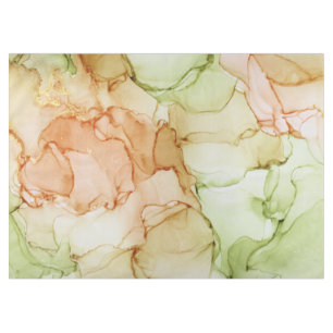 Modern Abstract Pastel Green Coral Tablecloth