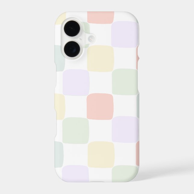 Modern Abstract Pastel Phone Case (Back)