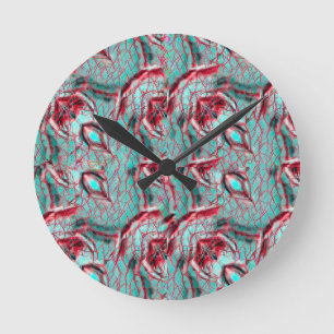 Modern abstract pattern 1186 - Wall Clock