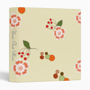 Modern Abstract Pattern 3 Ring Binder