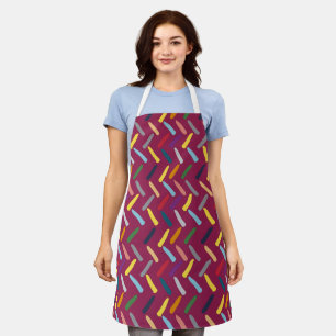 Modern Abstract Pattern Apron