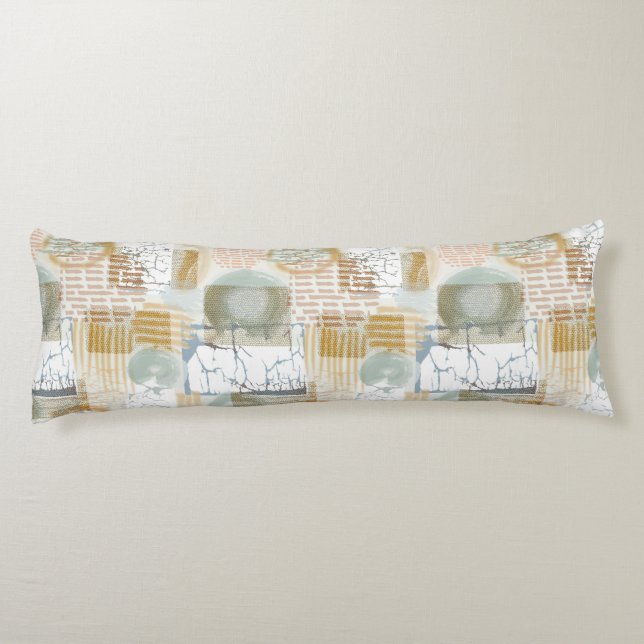 Modern Abstract Pattern Body Pillow (Back)